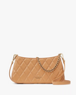 KATE SPADE  Carey Small Convertible Crossbody - Tiramisu Mousse image
