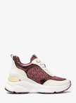 MICHAEL KORS Katrina Signature Logo and Metallic Lizard Embossed Trainer (@Delhi Shoes) image 1