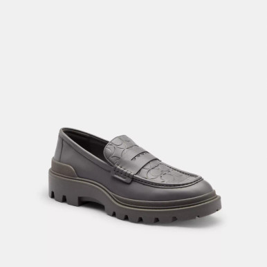 COACH Loafer With Signature Print image 3
