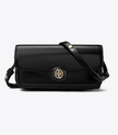 TORY BURCH Robinson Spazzolato Rectangular Shoulder Bag - Black image
