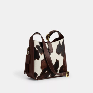 COACH Hadley Convertible Crossbody Bag With Cow Print And Tassel image 1