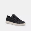 COACH Canvas Sneaker In Signature Denim - Black image 0
