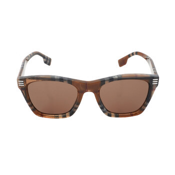 BURBERRY  Dark Brown Square Men's Sunglasses image 0