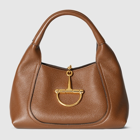 GUCCI Softbit Medium Handbag - Brown image