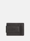 Guess Logo Money Clip Card Holder - Black image 0