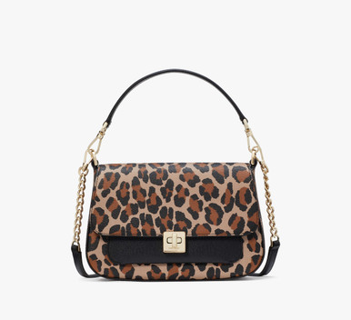 KATE SPADE  Phoebe Spotted Leopard Small Flap Crossbody image 3