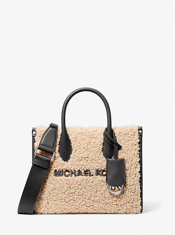 MICHAEL KORS Mirella Small Faux Shearling Crossbody Bag image 0