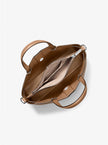 MICHAEL KORS Carson Small Pebbled Leather Satchel - Driftwood (Arriving In Delhi) image 2