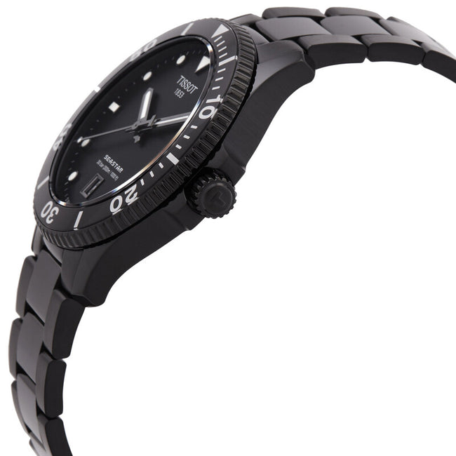 TISSOT Seastar 1000 Quartz Black Dial Men's Watch image 1