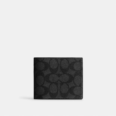 COACH Id  Billfold Wallet In Signature Canvas image 2