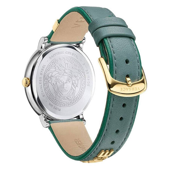 Versace V-Circle Manifesto Quartz Silver Dial Ladies Watch image 1