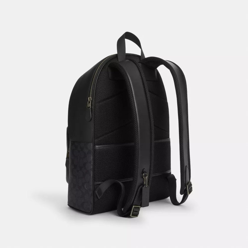 COACH West Backpack In Signature Canvas image 2