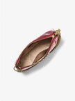 [AT DELHI] MICHAEL KORS Jet Set Medium Metallic Logo Debossed Pochette and Card Case Gift Set - Cherry image 2