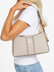 Guess Alesso Shoulder Bag - Brown image 1