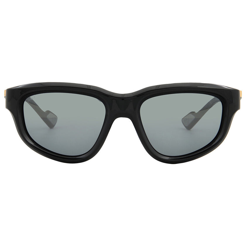 GUCCI Grey Mirror Square Men's Sunglasses image 1