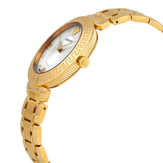 [AT DELHI] Versace Daphnis Quartz Mother of Pearl Dial Ladies Watch image 3