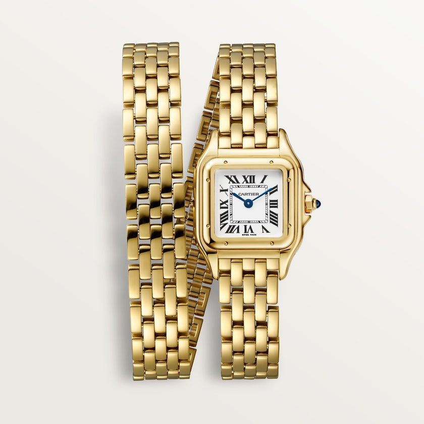 Brand New Panthère De Cartier Watch, Small Model CRWGPN0046 at HauteBook.com. Best prices in US, EU, UK & India. Lifetime Authenticity Guarantee. All India Delivery. Trusted by India's Top 1%.