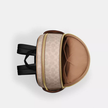 COACH Court Backpack In Blocked Signature Canvas - Gold/Sand/Tan image 2