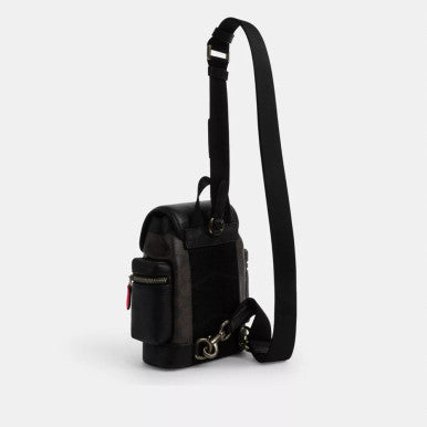 COACH Sprint Sling Pack In Signature Canvas image 4