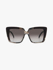 SALVATORE FERRAGAMO Grey Gradient Square Ladies Sunglasses (Arriving In Delhi) image 0