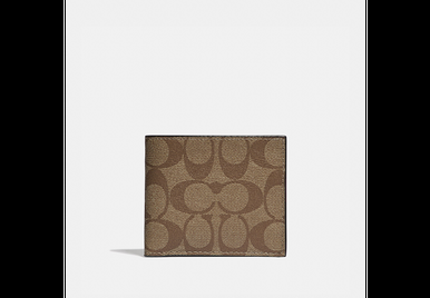 COACH Billfold Wallet In Signature Canvas image 15