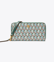 TORY BURCH Robinson Printed Zip Continental Wallet image 2