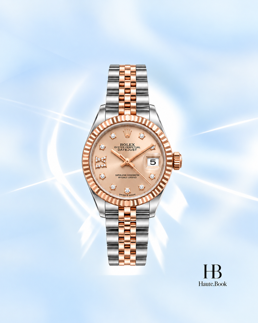 [Store Display] Rolex Lady-Datejust  Rose Diamond Dial Oyster 28 mm