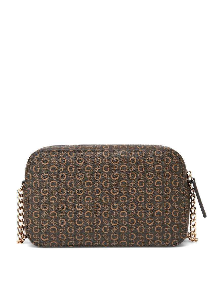 Guess Perrez Logo Crossbody - Brown image 2
