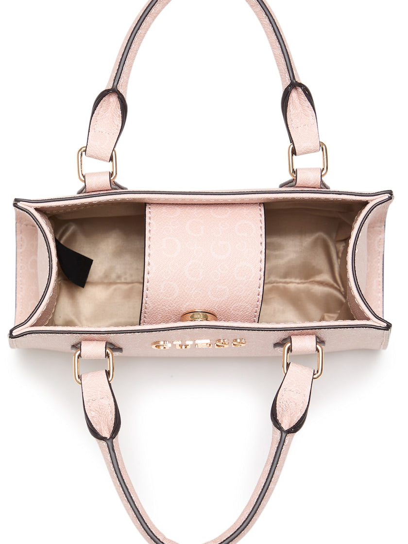 [AT DELHI]  Guess Eldoria Logo Mini Satchel - Pink image 3