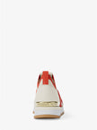 Michael Kors Jenkins Two-Tone Stretch Knit Trainer - Dk Sangria image 3