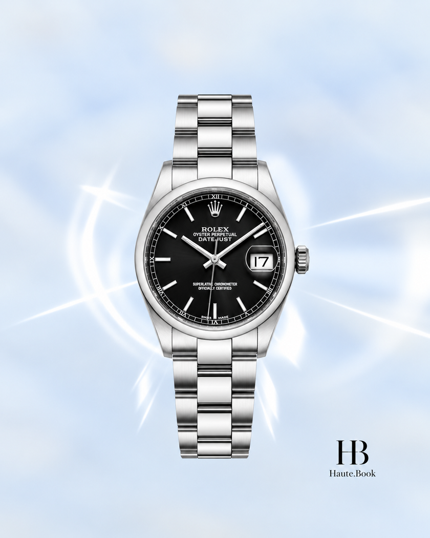[Store Display] ROLEX Datejust Black Oyster Stainless Steel 36MM