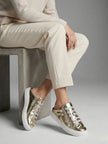 [AT DELHI] KARL LAGERFELD Cambria Cate Pin Metallic Sneaker Mule image 0