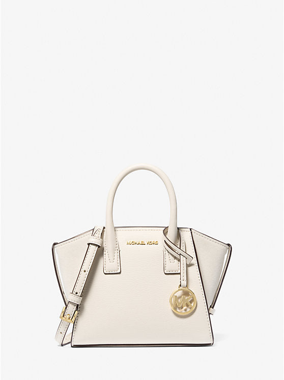 MICHAEL KORS Avril Extra-Small Leather Satchel - Lt Cream image 0