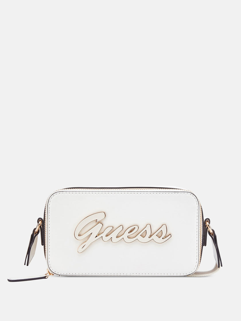 Guess Carrara Double-Zip Mini Crossbody - Off-White image 0