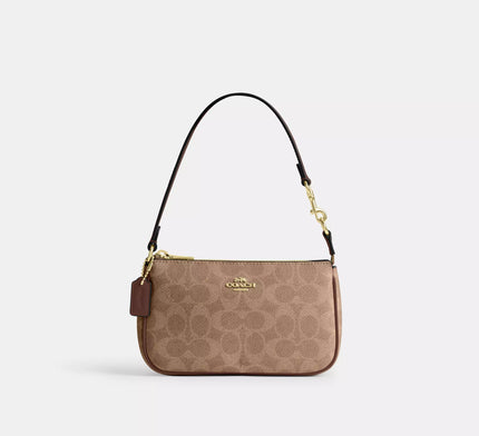 COACH Nolita 19 In Signature Canvas - Gold/Tan/Brown image 0