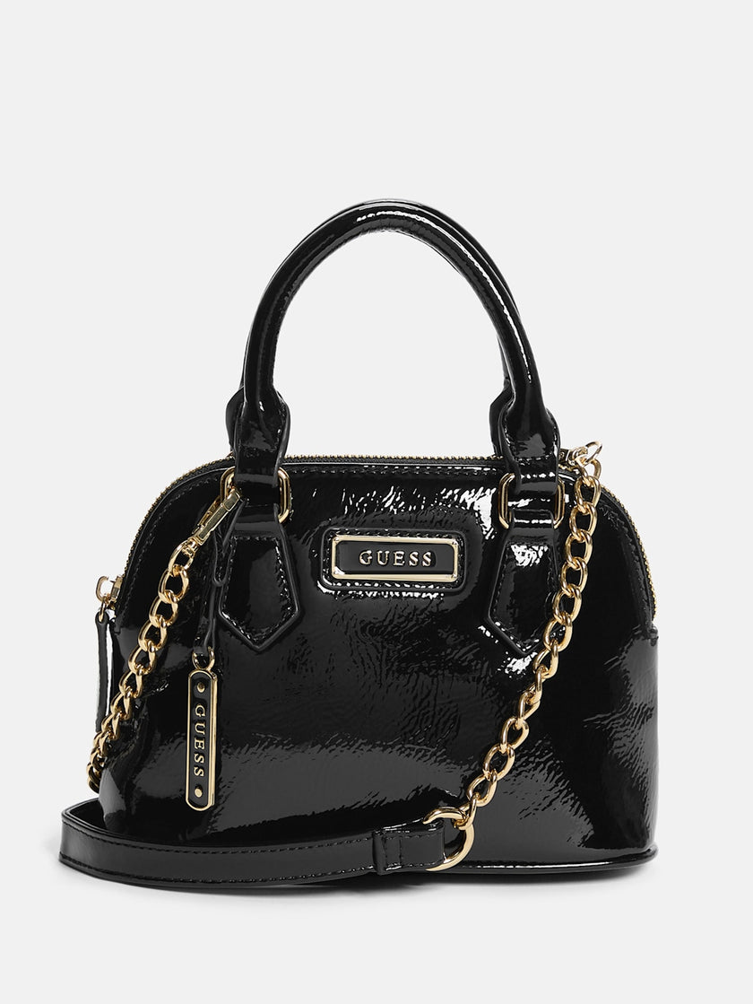Guess Elise Dome Satchel - Black image 0