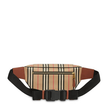 BURBERRY Archive Beige Icon Stripe E-canvas Sonny Bum Bag image 0