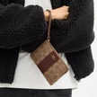 COACH Corner Zip Wristlet In Signature Canvas With Stripe image 19