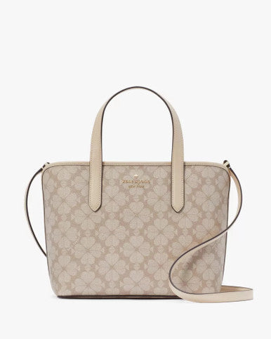 KATE SPADE Spade Flower Small Tote - Dark Beige Multi image 0