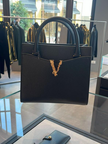 VERSACE Small Vitello Top Handle Bag image 5