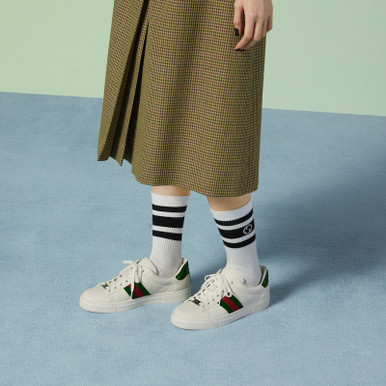 GUCCI Ace Sneakers With Web Stripe For Women image 3