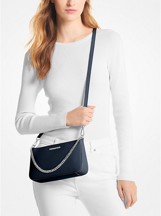 MICHAEL KORS Jet Set Medium Saffiano Leather Crossbody Bag image 1
