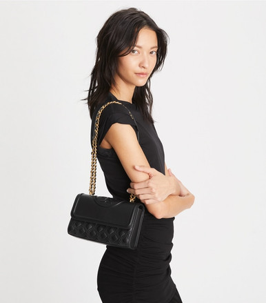 TORY BURCH Small Fleming  Convertible Shoulder Bag - Black (Arriving In Delhi) image 2
