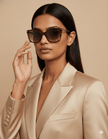 JIMMY CHOO Women's MACIS 55mm Sunglasses (Arriving In Delhi) image 1