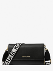 [AT DELHI] MICHAEL KORS Jet Set Large Leather Crossbody Bag - Black image 3