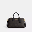 COACH Georgia Satchel Bag In Signature Canvas image 3