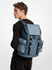 MICHAEL KORS Cooper Signature Logo and Nylon Backpack - Cornflower image 1