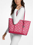 Michael Kors Jet Set Large Printed Signature Logo Tote Bag image 1