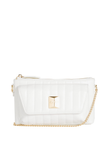 GUESS Phoebe Top Zip Crossbody - White image