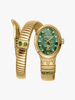 [AT DELHI] ROBERTO CAVALLI Serpente Ornato Green Dial Ladies Watch image 0